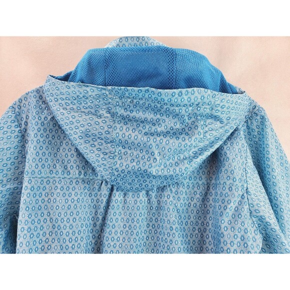 Columbia Women's Jacket Windbreaker Long Sleeve Pockets Hooded Blue Color Size S - Picture 7 of 11